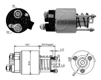 Solenoide Nippon-denso Toyota Corolla 2002/ 0