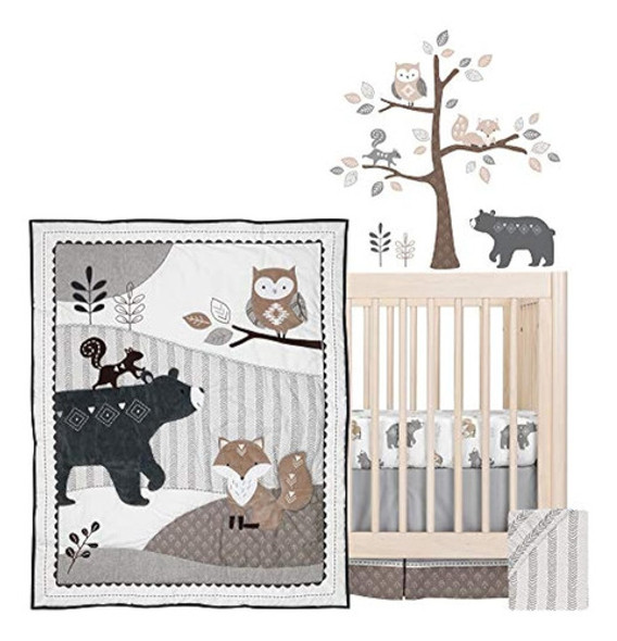 Lambs & Ivy Woodland Forest Animal Nursery Juego De Cama Par 0