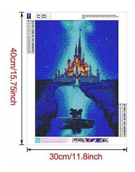 Pintura Por Diamantes Kit Completo 30x40cm -7v1c26yf 1