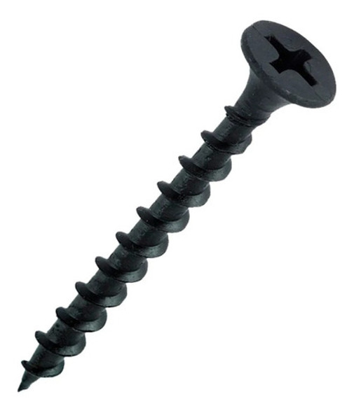 Tornillo Para Madera Autoperforante 8x3 Negro X 500 U 0
