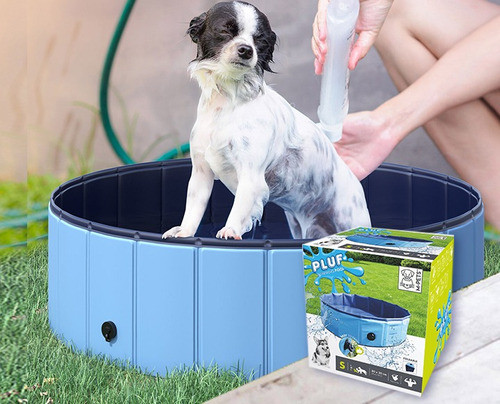 Piscina Plegable Perros Baño Mascotas - Chica Diámetro 80cm 1