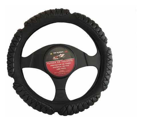 Cubre Volante Funda Push Eco Cuero Auto Premium 0