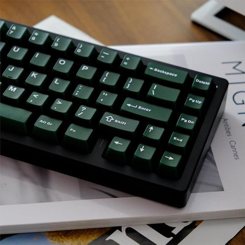 Firstgr Abs Cherry Profile Double-shot Keycaps, 114 Keys Gre 1