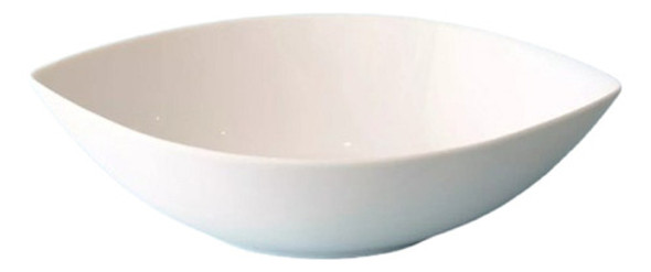 X 2 Ensaladera Porcelana Oval Hoja Horeca Gourmet 33 Cm M 0
