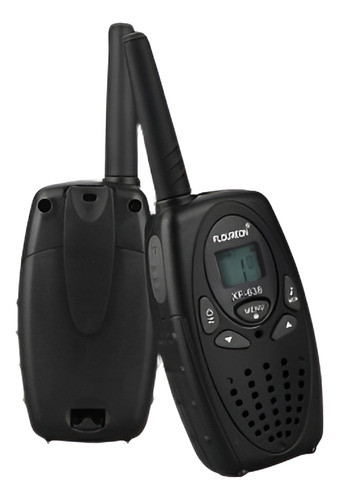 Floureon Negro 2 * 22 Canales Walkie Talkies 3km Alcance Rad 0