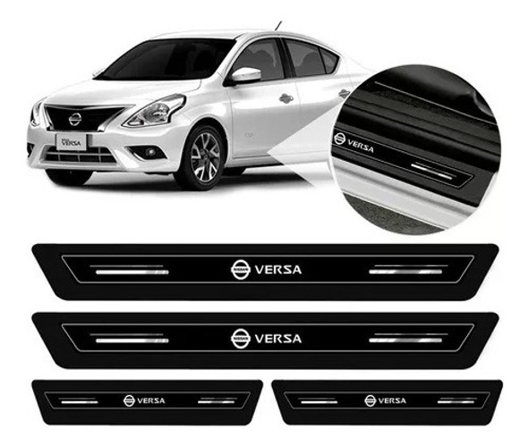 Cubre Zócalo Protector Nissan Versa Negro 0