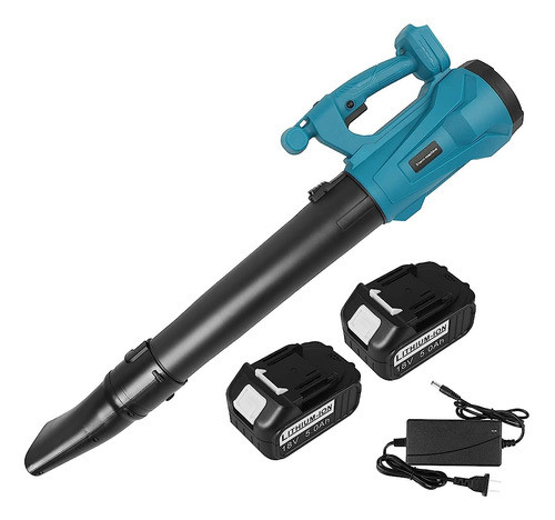 ~? Soplador De Hojas Inalámbrico Con 2 X 5.0 Batería Y Carga 0