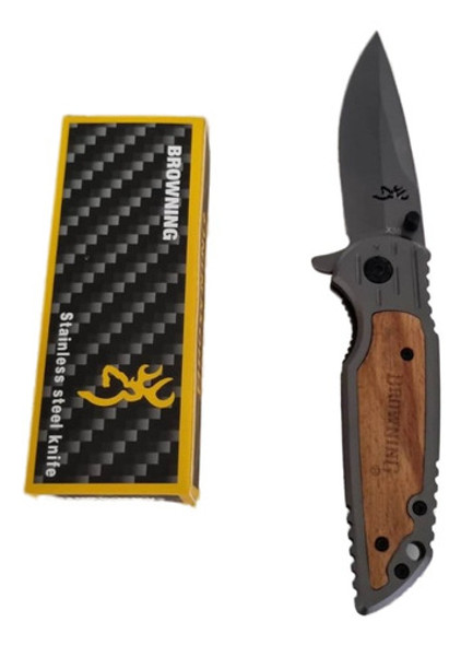 Navaja Browning De Caza Color Beige Y Gris Sevillana 0 Navaja Browning De Caza Color Beige Y Gris Sevillana 0