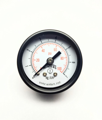 Manómetro De Presión 40mm Diam 0-100 Psi Pem1420r3r1 Winters 0