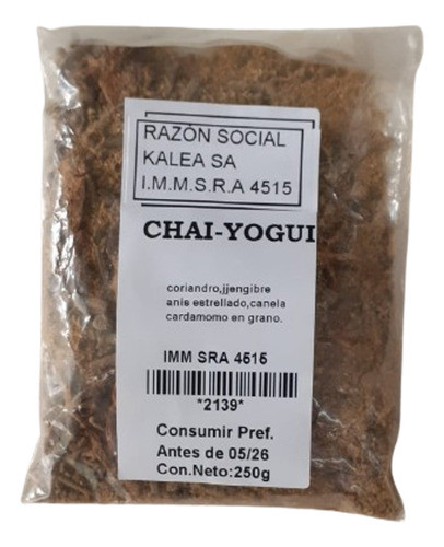 Te Chai Yogui 250 G Lleve 3 Pague Solo Por 2(ver Desc) 0