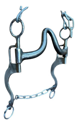 Freno Mixto Chata Embocadura Hierro, Patas Acero Inoxidable 0