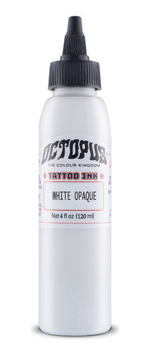 Pigmento Octopus White Opaque 4oz Tinta Tatuajes Tattoo 0