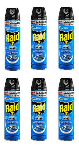 Mata Moscas Y Mosquitos Raid X Con Olor Pack Promo X 6 0