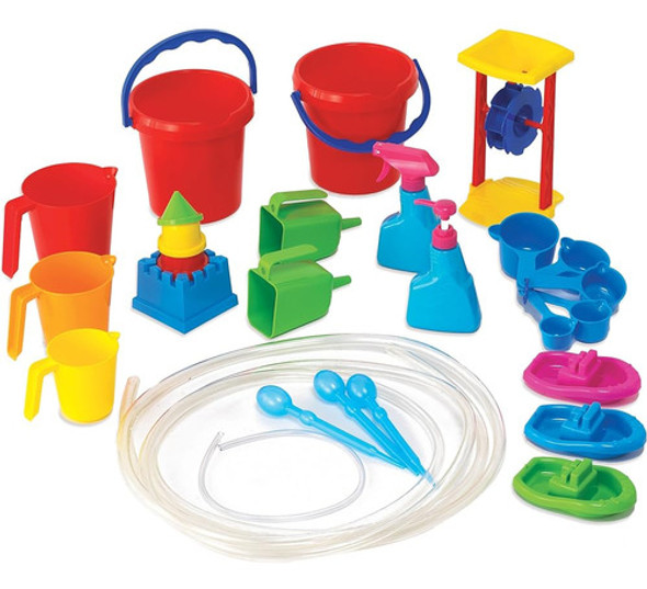 Edx Education Water Play Tool Set - Set Of 27 - Outdoor Or B 0
