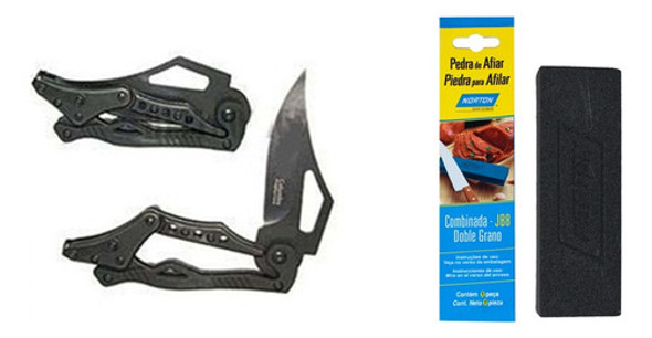 Navaja Tactica Articulada  Columbia + Regalo Piedra Doble 0