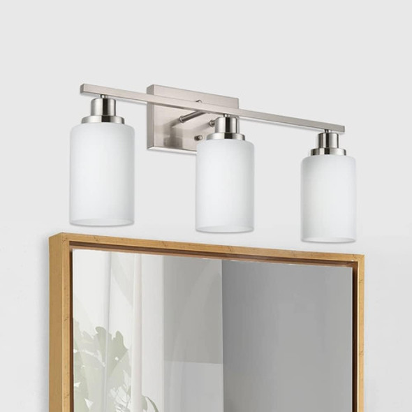 Todoluz Luminaria De Pared Moderna De 3 Luces En Acabado Níq 1 Todoluz Luminaria De Pared Moderna De 3 Luces En Acabado Níq 1