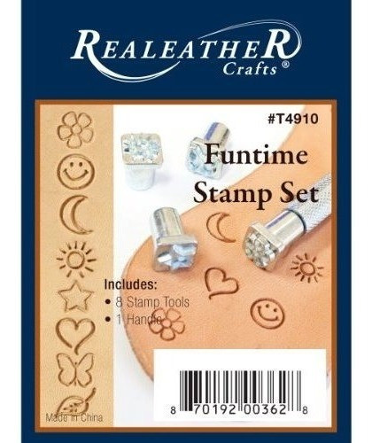 Realeather Artesania Funtime Juego De Sellos 0