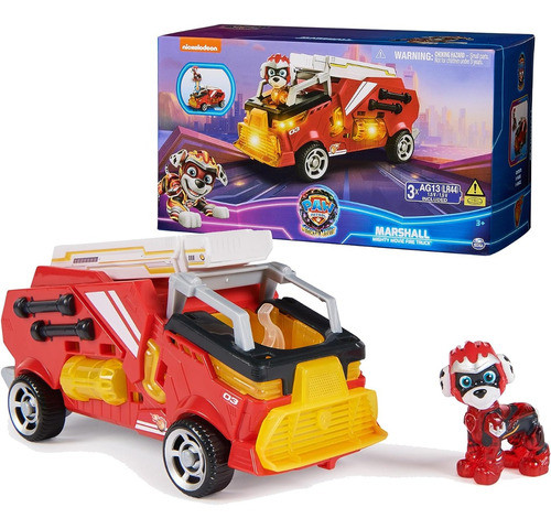 Juguete Paw Patrol Marshall Pelicula Luces  Carolinas Home 0