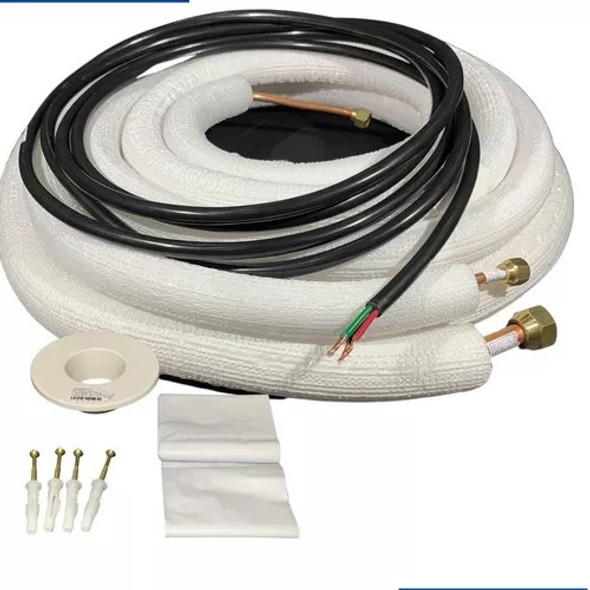 Kit Instalacao Ar Condicionado 3 Metros 1/4 - 3/8 S/ Suporte 0