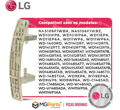Dobradiça Porta Lava E Seca LG Nas106f1w Mef55242701 1