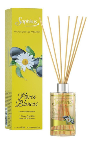 Difusor Saphirus Flores Blancas 125ml 0