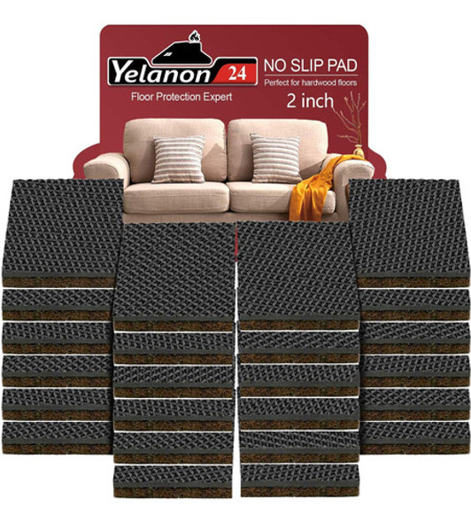 Almohadillas Antideslizantes Para Muebles 50mm 24pcs. Negro 0