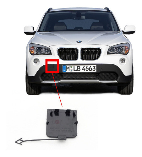 Tampa Reboque Parachoque Dianteiro Bmw X1 2010 2011 2012 1