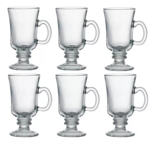 Copa Taza Vidrio  Capuccino 250 Ml  Pack X 2 Unidades 0