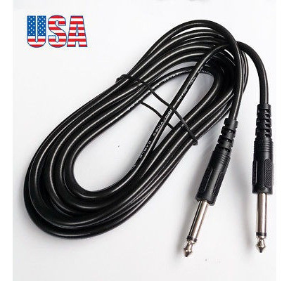 Cable De 10 Pies 1/4  6,35 Mm Trs Altavoz Dj Estéreo Macho A 1