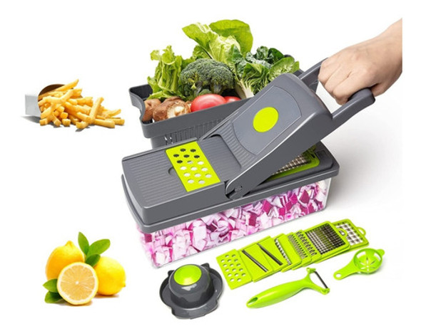 Rallador Picador Cortador De Alimentos Verduras Frutas 0