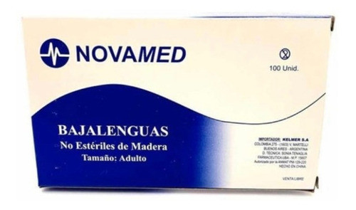 Bajalenguas Adulto Descartables/depilación/tattoo/pack 100un 1