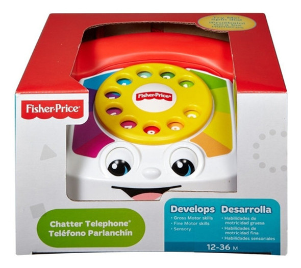 Teléfono Parlanchín De Juguete Fisher Price Niños +12 Meses 0
