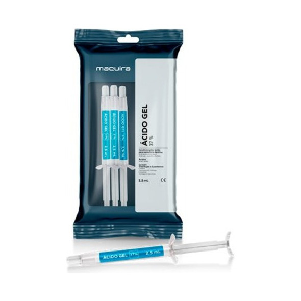 Acido Grabador Maquira X3 Jeringas 2,5 Grs 37% Odontología 0 Acido Grabador Maquira X3 Jeringas 2,5 Grs 37% Odontología 0
