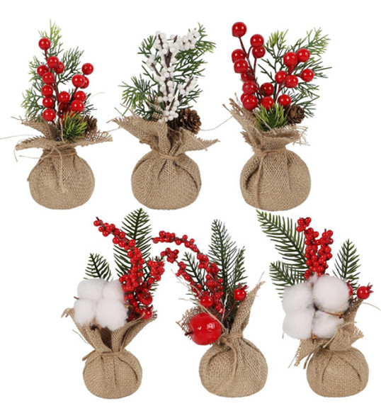 Mini Decoración Navideña Centro Mesa 20cm Winemana 0