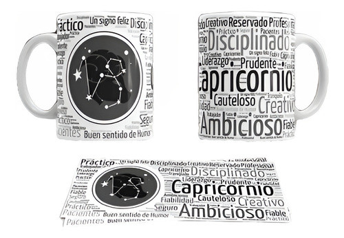 Taza De Signos Del Zodíaco Capricornio 0