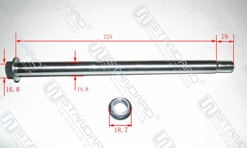 Eje Rueda Trasera Suzuki En125 2a Hu W Standard 1