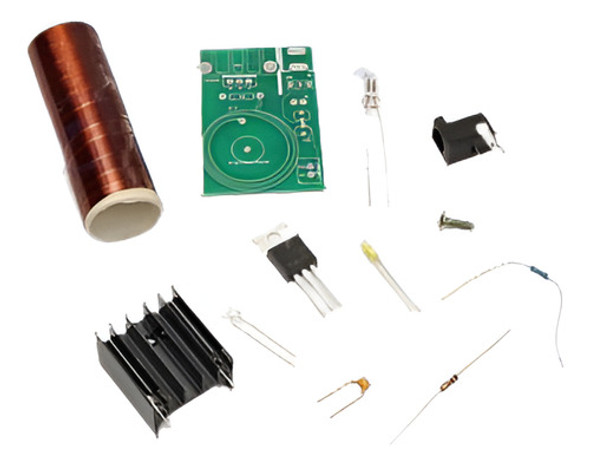 12v Dc Bobina De Tesla Diy Kit Arco Eléctrico Inalámbrico Tr 0