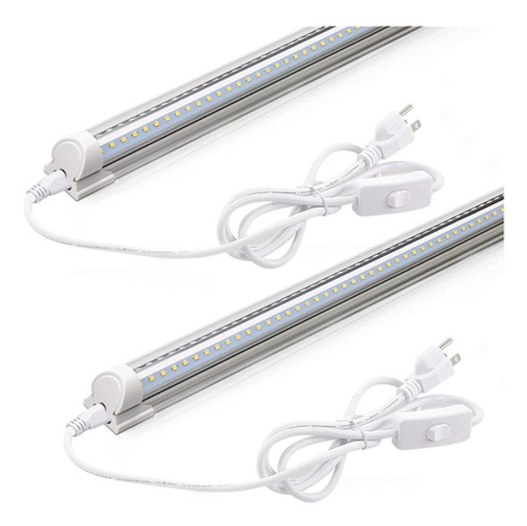 Barrina Led Shop Light 2ft, 20w 2500lm 6500k, T8 Led Light F 0