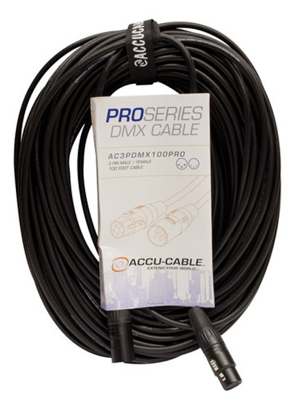 Adj Productos Ac3pdmx100pro 100 Pies 3 Pin Pro Dmx Cable Pvc 0