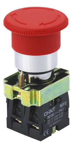 Pulsador De Emergencia Parada Tipo Hongo 40mm Rojo Chint 0