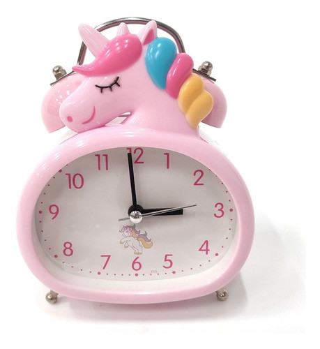 Reloj Despertador Infantil Diseño De Unicornio 0