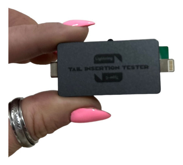 Medidor Dock Test Mechanic T824 Ligthing Tipo C Pin Carga 0