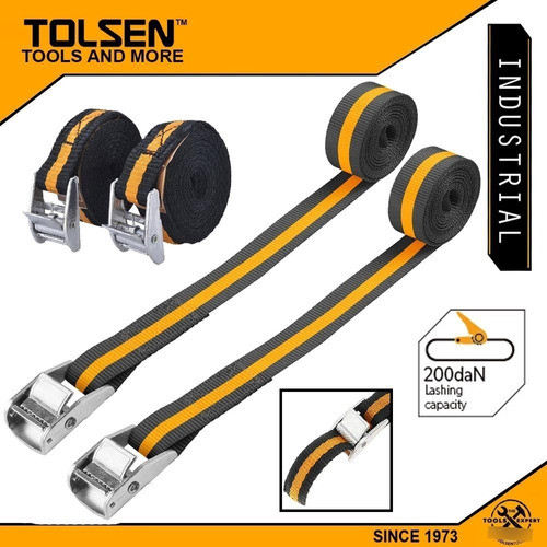 Jgo 2 Cintas Sujeción C/ajuste Tolsen Industrial 200kg 62246 1
