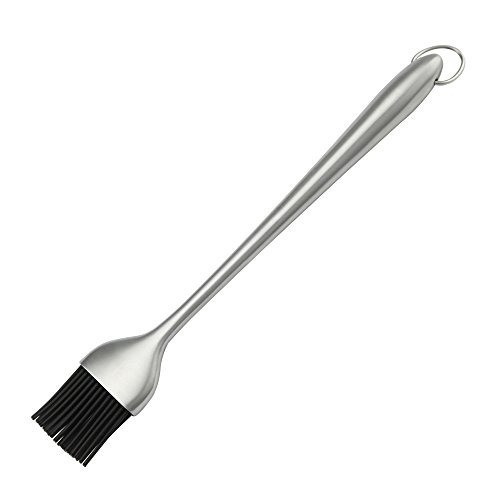 Heavy-duty Bbq Basting Brush De Hqy - Cerdas De Silicona Con 0