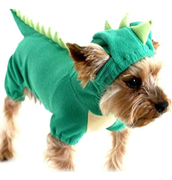 Disfraz De Dinosaurio De Halloween Para Perros 0