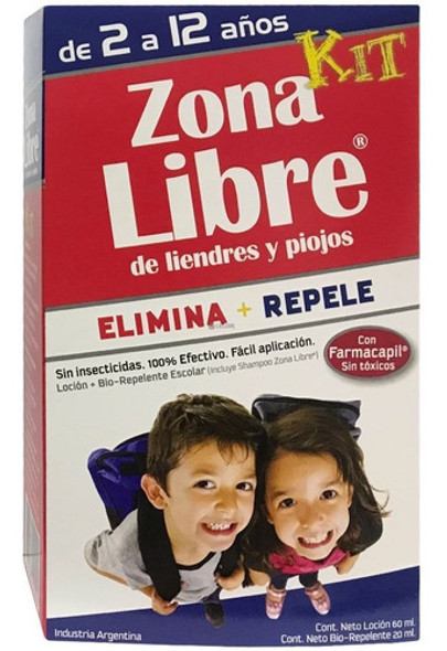 Zona Libre Kit Elimina Y Repele Piojos Liendres 80ml 0 Zona Libre Kit Elimina Y Repele Piojos Liendres 80ml 0