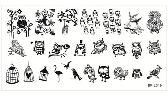 Placas Rectangulares Para Stamping Originales Bornpretty 1