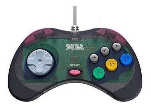 Retrobit Controlador Oficial Sega Saturn Pad Para Sega Satur 1