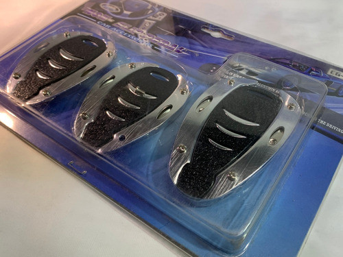 Juego Pedaleras 3pz Negro Auto Universal Regalo O412 Regalo! 0