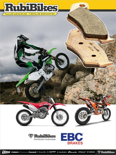Pastillas Freno Delantera Yz125 Crf250 Klx450 Ktm300 Ebc 1